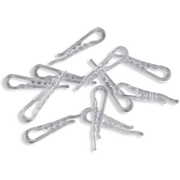 Plastic Clips – 1,000/Box Clear, Folded Shirts, Collars, & Sleeve Holders, NIB - Picture 15 of 16